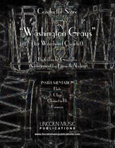 Washington Grays March (for Woodwind Quartet) P.O.D cover